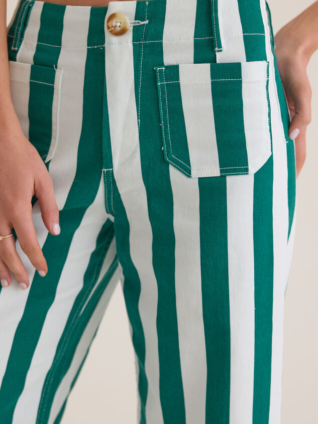 Darcy Striped Crop Pant Detail 2 - ALTAR'D STATE KIDS