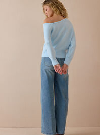 Lyra Asymmetrical Sweater Detail 5 - AS Kids