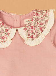 Sara Ruffle Collar Long Sleeve Detail 3 - AS Kids
