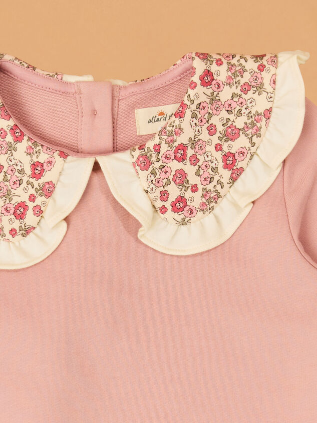 Sara Ruffle Collar Long Sleeve Detail 3 - AS Kids