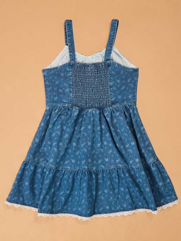 Presley Denim Dress and Tee Set Detail 6 - AS Kids