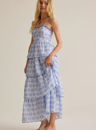 Vivia Tiered Maxi Dress Detail 3 - AS Kids