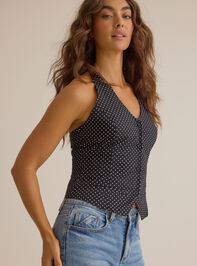 Delia Dot Halter Vest Detail 5 - ALTAR'D STATE KIDS