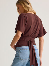 Mina Boatneck Fitted Top Detail 4 - AS Kids