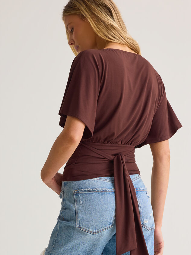 Mina Boatneck Fitted Top Detail 4 - AS Kids