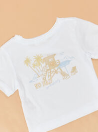 No Bad Waves Tee Detail 3 - ALTAR'D STATE KIDS