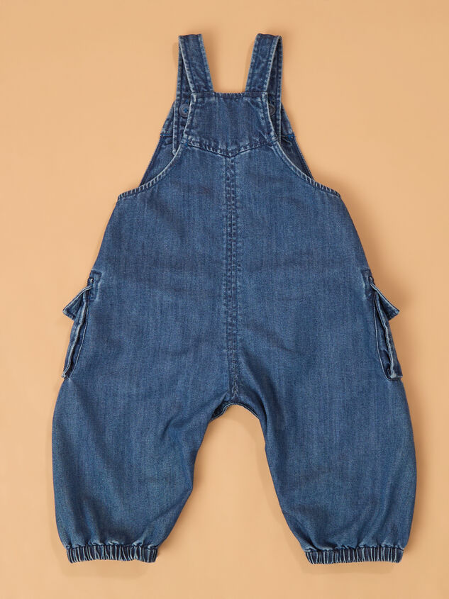 Scout Denim Cargo Overalls Detail 6 - AS Kids