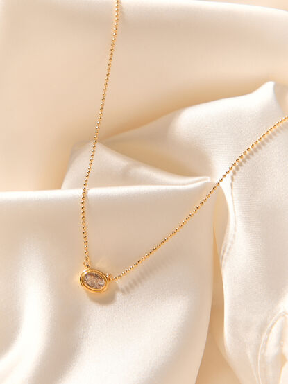 Waterproof Oval Ball Chain Necklace - AS Kids