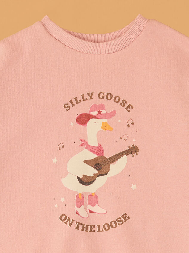 On the Loose Baby Sweatshirt Detail 2 - AS Kids