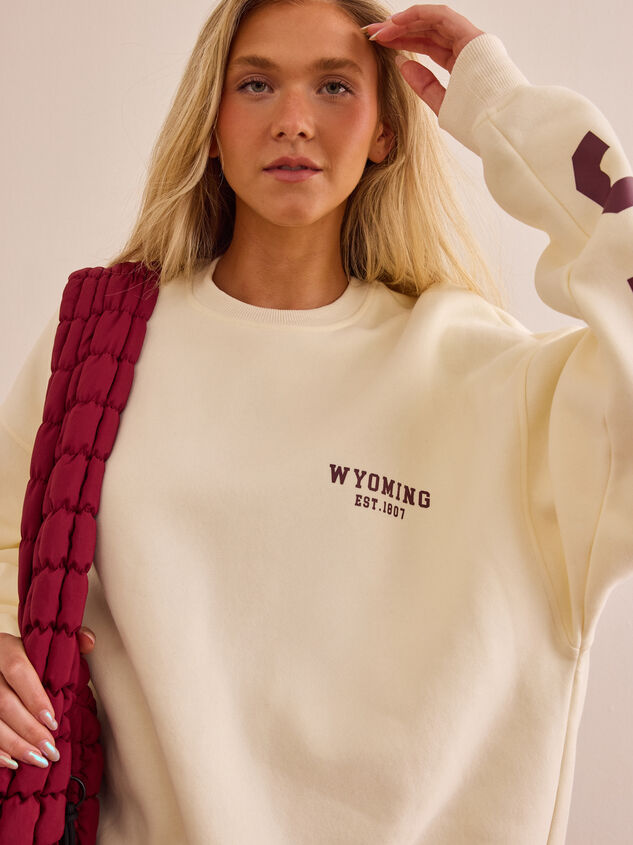 Jackson Hole Wyoming Oversized Pullover Detail 3 - AS Kids