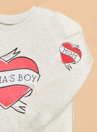 Mama&rsquo;s Boy Crewneck Detail 2 - ALTAR'D STATE KIDS