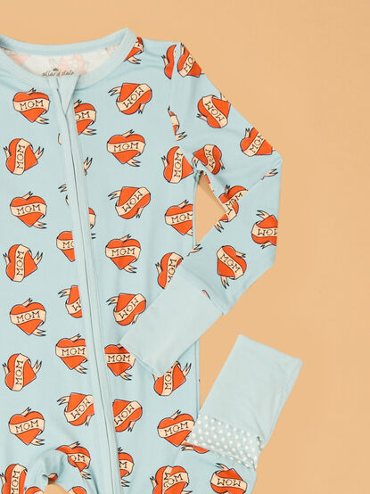 Mom Heart Tattoo Sleeper - ALTAR'D STATE KIDS