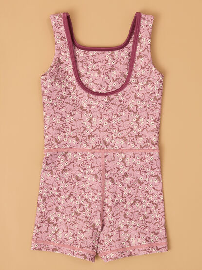 Katie Floral Unitard - AS Kids