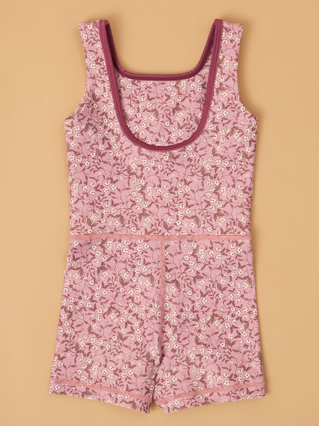 Katie Floral Unitard Detail 2 - AS Kids