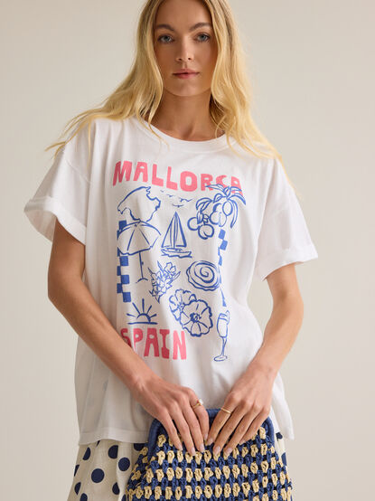 Mallorca Spain Oversized Tee - AS Kids
