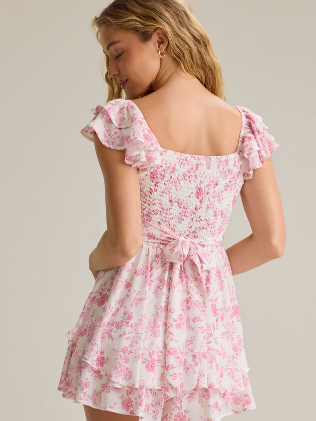Lainey Double Layered Romper Detail 4 - AS Kids