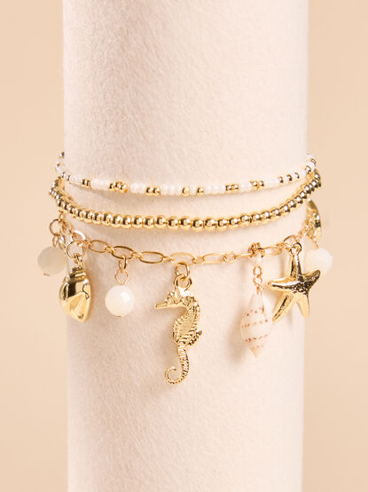 Seahorse Charm Bracelet Set - ALTAR'D STATE KIDS