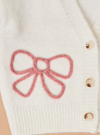 Bailey Bow Stitch Cardigan Detail 3 - ALTAR'D STATE KIDS