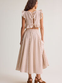 Madelyn Striped Maxi Skirt Detail 4 - AS Kids