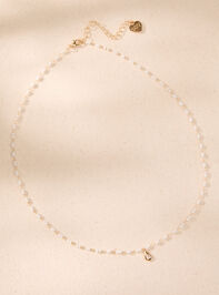 Ivory Blossom Teardrop Necklace Detail 4 - AS Kids