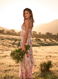 Aitiana Tiered Maxi Skirt Detail 3 - ALTAR'D STATE KIDS