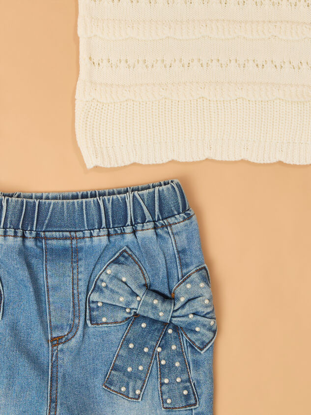 Maisy Crochet Top and Bow Pant Detail 2 - AS Kids