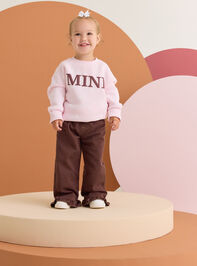 Penelope Polka Dot Mini Sweatshirt Detail 2 - AS Kids