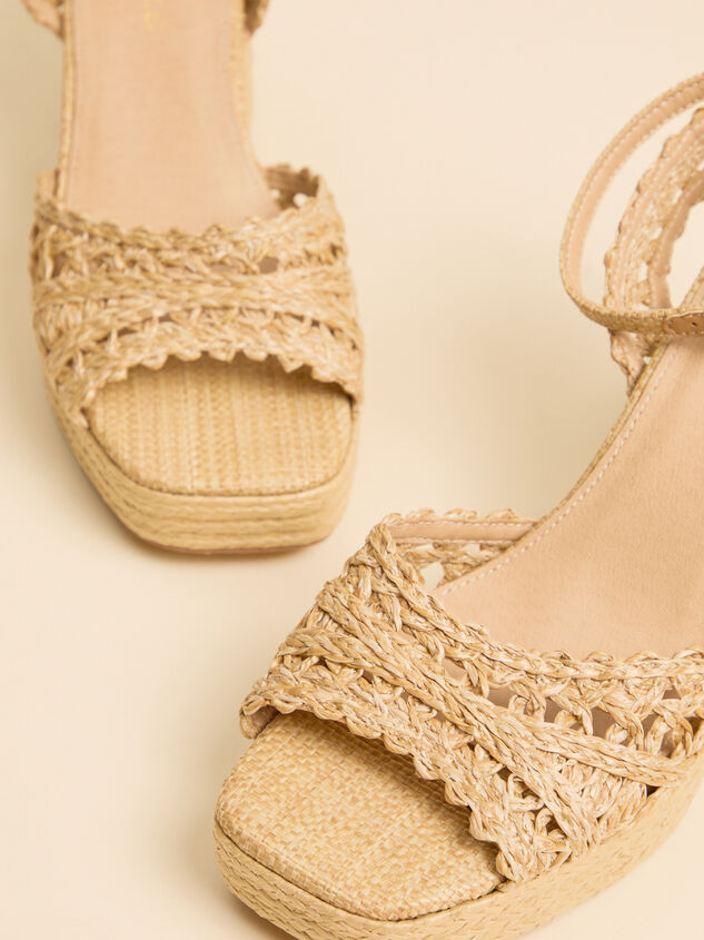 Matisse Orion Raffia Platform Heel - AS Kids