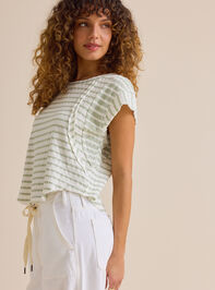 Royel Striped Tee Detail 4 - ALTAR'D STATE KIDS