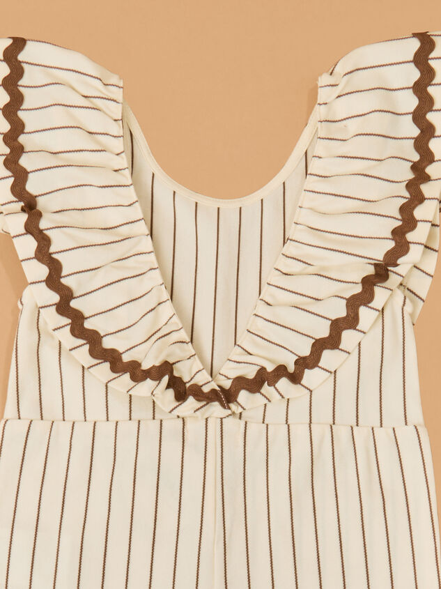 Sienna Rick Rack Striped Jumpsuit Detail 4 - ALTAR'D STATE KIDS