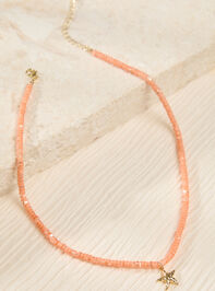 Dainty Beaded Starfish Necklace Detail 2 - ALTAR'D STATE KIDS