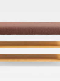 Hudson Upholstered & Wood Storage Bench Detail 3 - ALTAR'D STATE KIDS