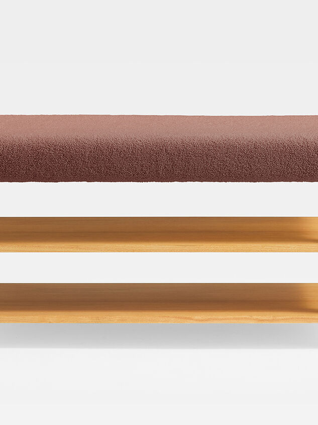 Hudson Upholstered & Wood Storage Bench Detail 3 - ALTAR'D STATE KIDS