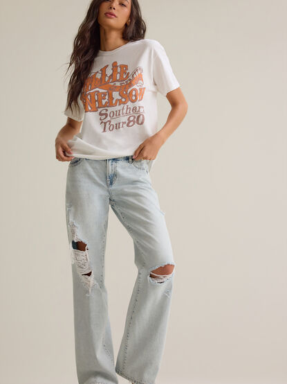 Willie Nelson Oversized Tee - AS Kids