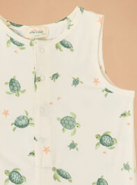 Sea Turtles Shortie Detail 2 - AS Kids