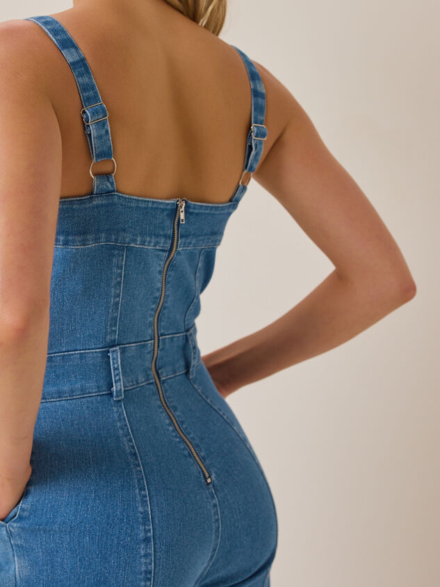 Aveline Denim Jumpsuit Detail 6 - AS Kids