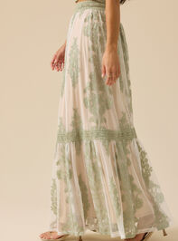 Arissa Floral Embroidered Maxi Skirt Detail 4 - ALTAR'D STATE KIDS