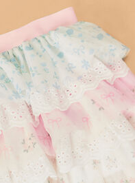 Floral and Lace Tutu Skirt Detail 2 - ALTAR'D STATE KIDS