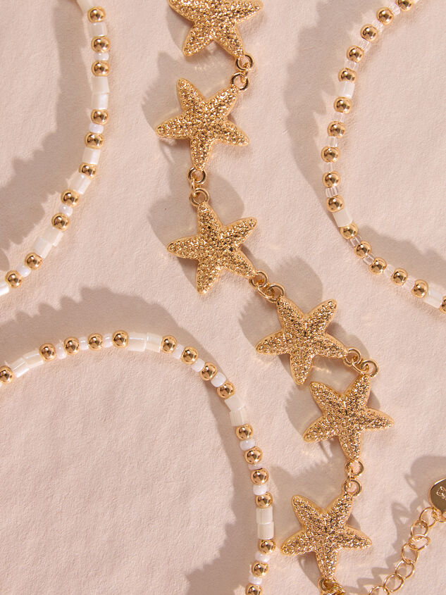 Starfish Beaded Layered Bracelet Set - ALTAR'D STATE KIDS