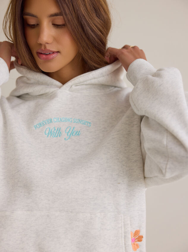 Parker Forever Chasing Sunsets Hoodie Detail 3 - AS Kids