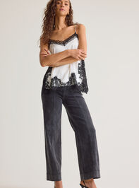 Shayna High Rise Crop Jean Detail 3 - AS Kids