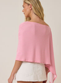 Stevie Pointelle Stripe Poncho Detail 4 - ALTAR'D STATE KIDS