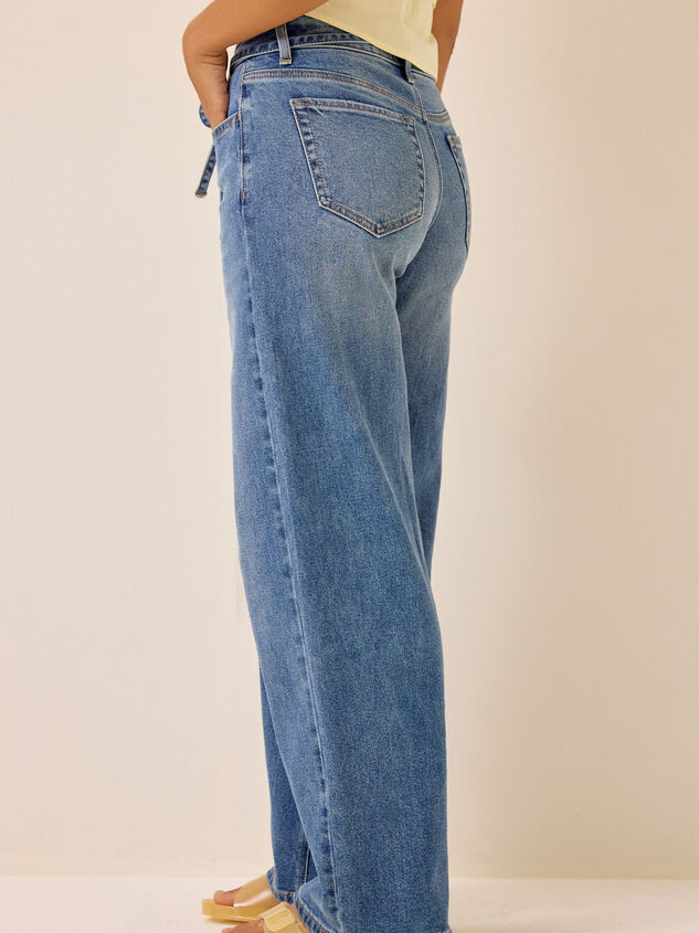 Rayleigh Tie Waist Jeans Detail 4 - AS Kids
