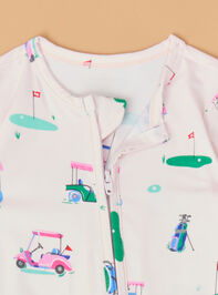 Vivian Vintage Golf Ruffle Footie Detail 3 - ALTAR'D STATE KIDS