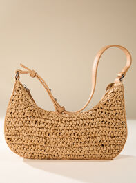 Pura Vida Straw Shoulder Bag Detail 4 - ALTAR'D STATE KIDS