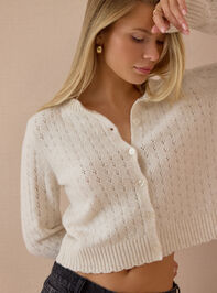 Olivia Pointelle Cardigan - AS Kids