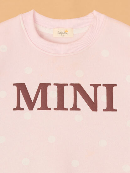 Penelope Polka Dot Mini Sweatshirt - AS Kids