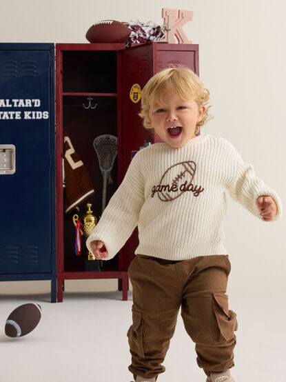 Giorgio Game Day Knit Sweater - AS Kids