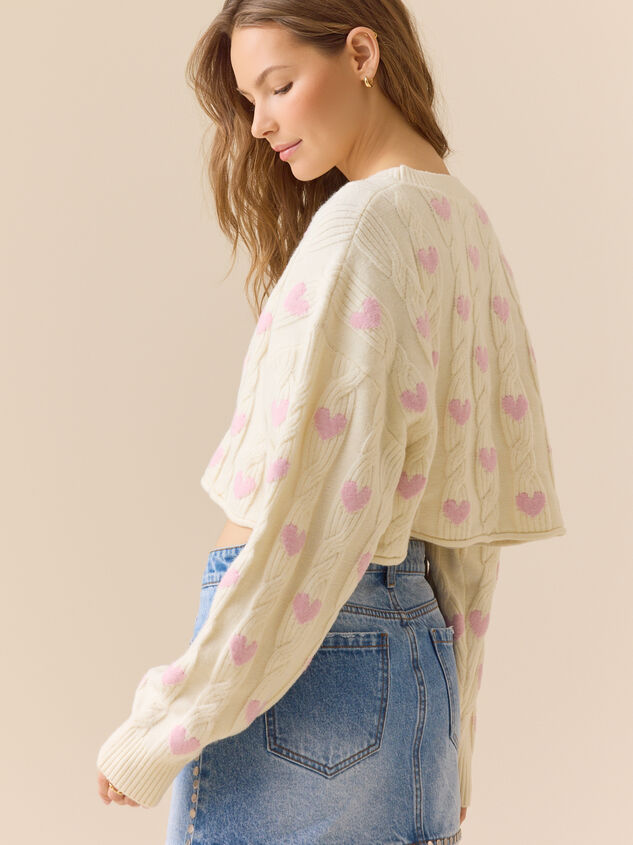 Carmen Heart Sweater Detail 4 - ALTAR'D STATE KIDS