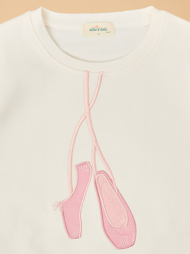 Ballet Slipper Sweatshirt Detail 2 - ALTAR'D STATE KIDS